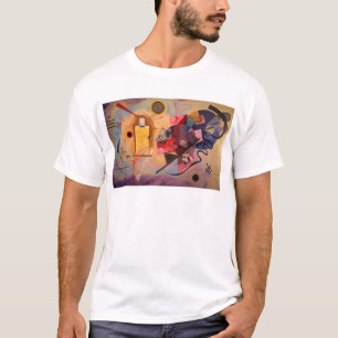 T-shirt Bleu rouge jaune