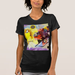 T-shirt Bleu rouge jaune Kandinsky peinture Abstraite