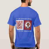 T-shirt Bleu royal (Dos)