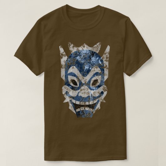 T-shirt Bleu Spirit Splatter (Design devant)