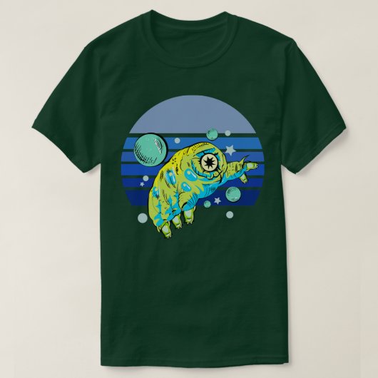 T-shirt Bleu Tardigrade (Design devant)