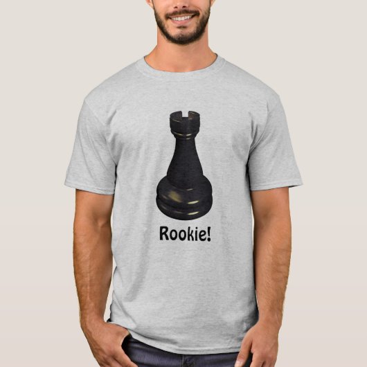T-shirt BLEU! Tour d'échecs (Devant)