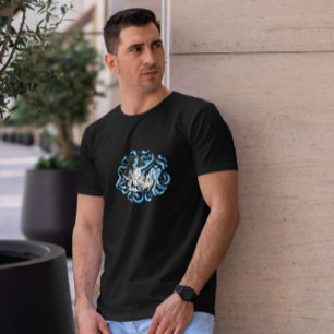 T-shirt Bleu Trippy femme psychédélique