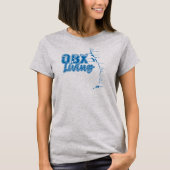 T-shirt Bleu Vivant OBX (Devant)