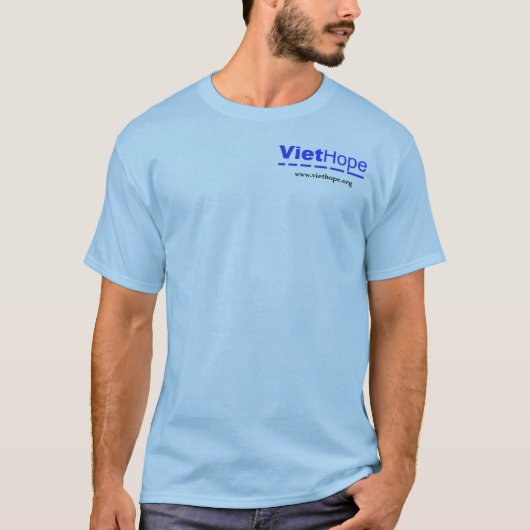T-SHIRT BLEU "voiliers" (LOGO DANS l'AVANT) (Devant)