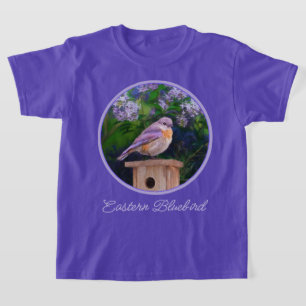 T-shirt Bleuet de l'Est en neige - Photo originale