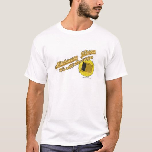 T-shirt Bleus de salaire minimum (Devant)