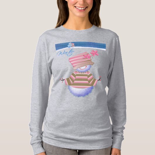 T-shirt Bleus d'hiver (Devant)