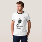 T-shirt Bleus folkloriques de n pour toujours (Devant entier)