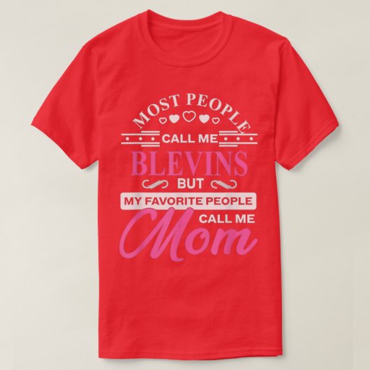 T-shirt Blevin Venin Nom Funny Mothers Day Personalized W (Design devant)