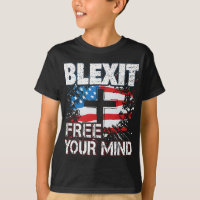 Blexit Free Your Mind American Flag and Cross
