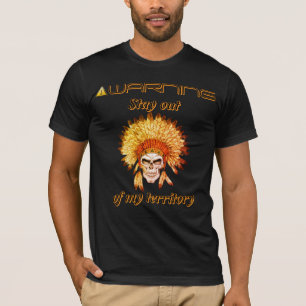 T-Shirt Blijf uit mijn gebied
