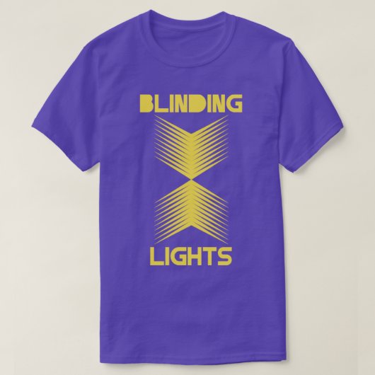 T-shirt Blinder Lights moutarde (Design devant)