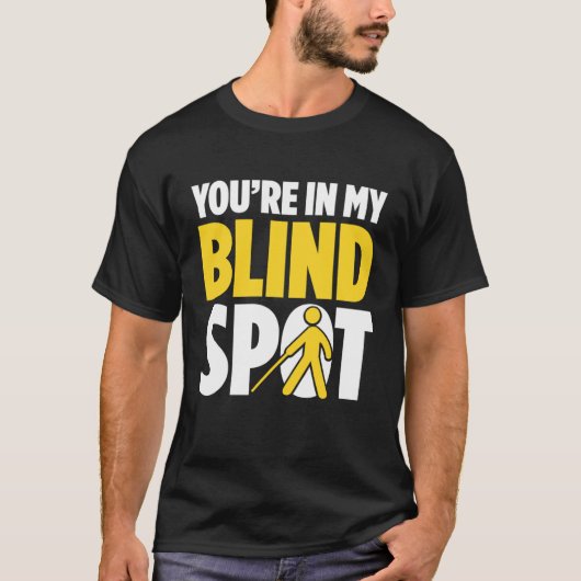 T-shirt Blindness For Blind People Blind Person Braille Re (Devant)
