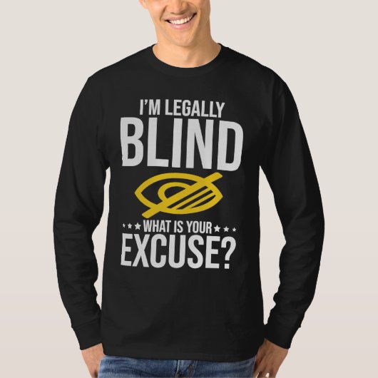 T-shirt Blindness No Excuse Blind (Devant)
