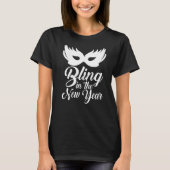 T-shirt Bling En Nouvel An (Devant)