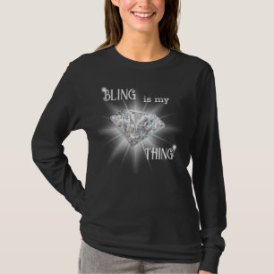 T-shirt Bling Est Ma Chose Diamond Sparkle