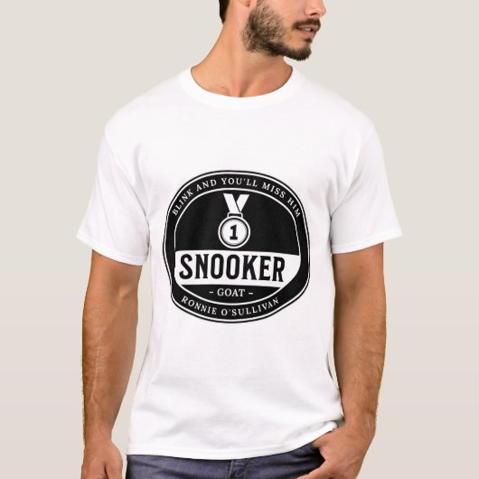 T-shirt Blink And You'll Miss Him - Ronnie Osullivan (Devant)