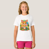 T-shirt Bliss Célestes : Adorable Conception De L'Ours Ted (Devant entier)