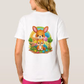 T-shirt Bliss Célestes : Adorable Conception De L'Ours Ted (Dos)