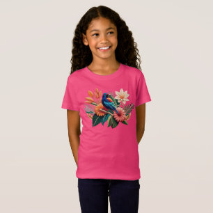 T-Shirt Bliss tropicaux : une fusion vibrante de la flore