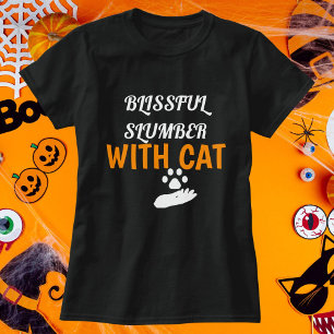 T-shirt Blisser Swood Avec Chat Halloween Personnalisé
