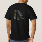 T-shirt BLK non rapproché - avant et arrière 0128 (Dos)