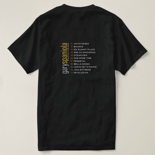 T-shirt BLK non rapproché - avant et arrière 0128 (Design dos)
