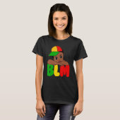 T-shirt BLM Black King Black History Melanin African Black (Devant entier)