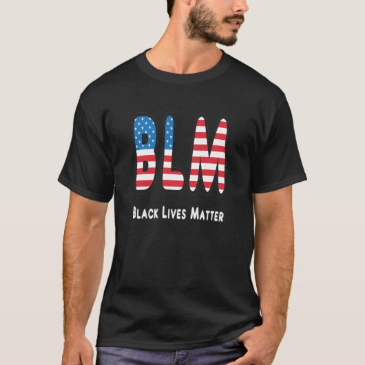T-shirt BLM Black Lives Matt (Devant)