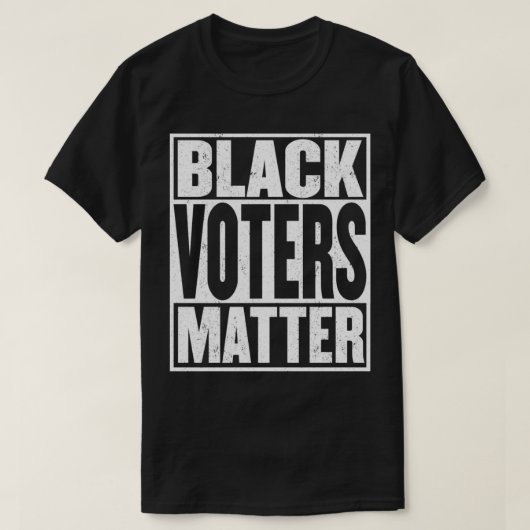 T-shirt BLM  Black Votes Matter Vote Black Voters Matter G (Design devant)