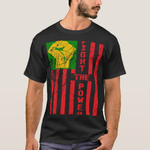 T-shirt BLM Combattre le pouvoir de la justice sociale rac