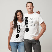 T-shirt BLM Exclamation Mark Black Lives Matt Dark (Unisexe)