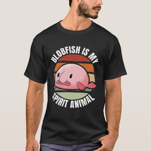 T-shirt Blobfish Est Mon Esprit Animal Aquatique Animal Se (Devant)