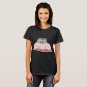 T-shirt Blobfish et Petit Chat (Devant entier)