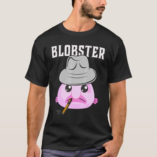 T-shirt Blobfish Homard Blobster Poisson Fedora Casquette (Devant)