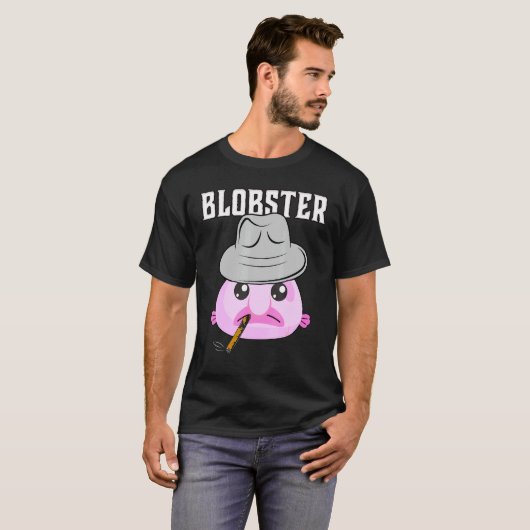 T-shirt Blobfish Homard Blobster Poisson Fedora Casquette (Devant entier)