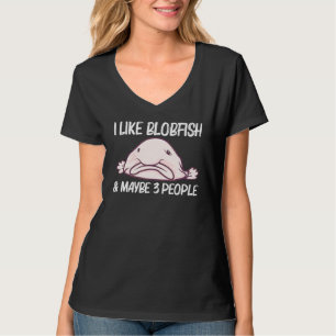 T-shirt Blobfish pour hommes femmes poisson de mer profond