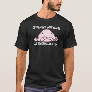 T-shirt Blobfish pour hommes Papa Poisson profond Zoo Anim