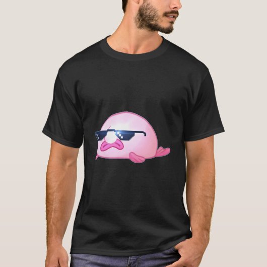 T-shirt Blobfish With Sunglasses (Devant)