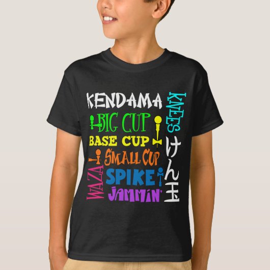 T-shirt Bloc 2 de Kendama (Devant)