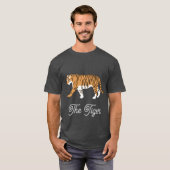 T-shirt Bloc couleur tigre (Devant entier)