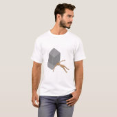 T-shirt Bloc créatif - blanc (Devant entier)
