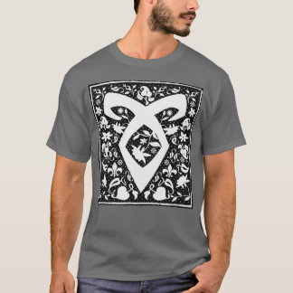 T-shirt Bloc de calligraphie de rune positif
