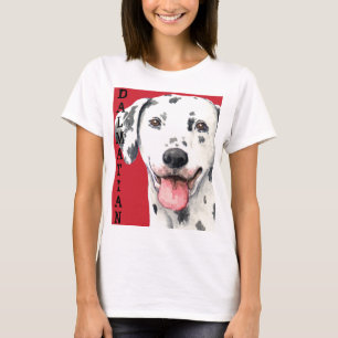 T-shirt Bloc de couleur dalmate