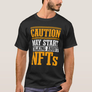 T-shirt Bloc de crypto-monnaie non fongible Nft