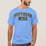 T-shirt Bloc de Retro Arch<br><div class="desc">Bloc de Retro Arch,  Southern Mississippi Golden Eagles.</div>
