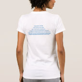 T-shirt Bloc de sensibilisation sur l'autisme (Dos)