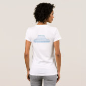 T-shirt Bloc de sensibilisation sur l'autisme (Dos entier)
