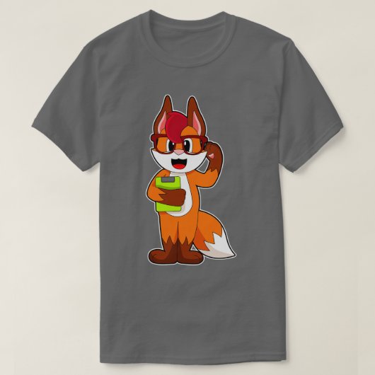 T-shirt Bloc-notes du secrétaire Fox (Design devant)